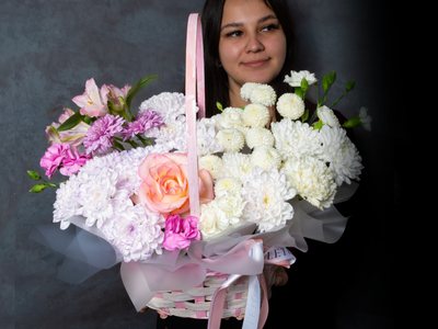 Букет «Нежный комплимент» — доставка цветов в Шемонаихе