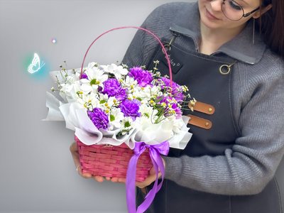 Букет «Цветочная полянка» — доставка цветов в Шемонаихе